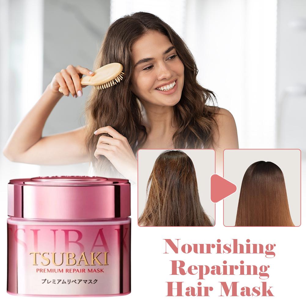 Hair Care Tsubaki - TSUBAKI Repairing Hair Mask 180g Smoothing