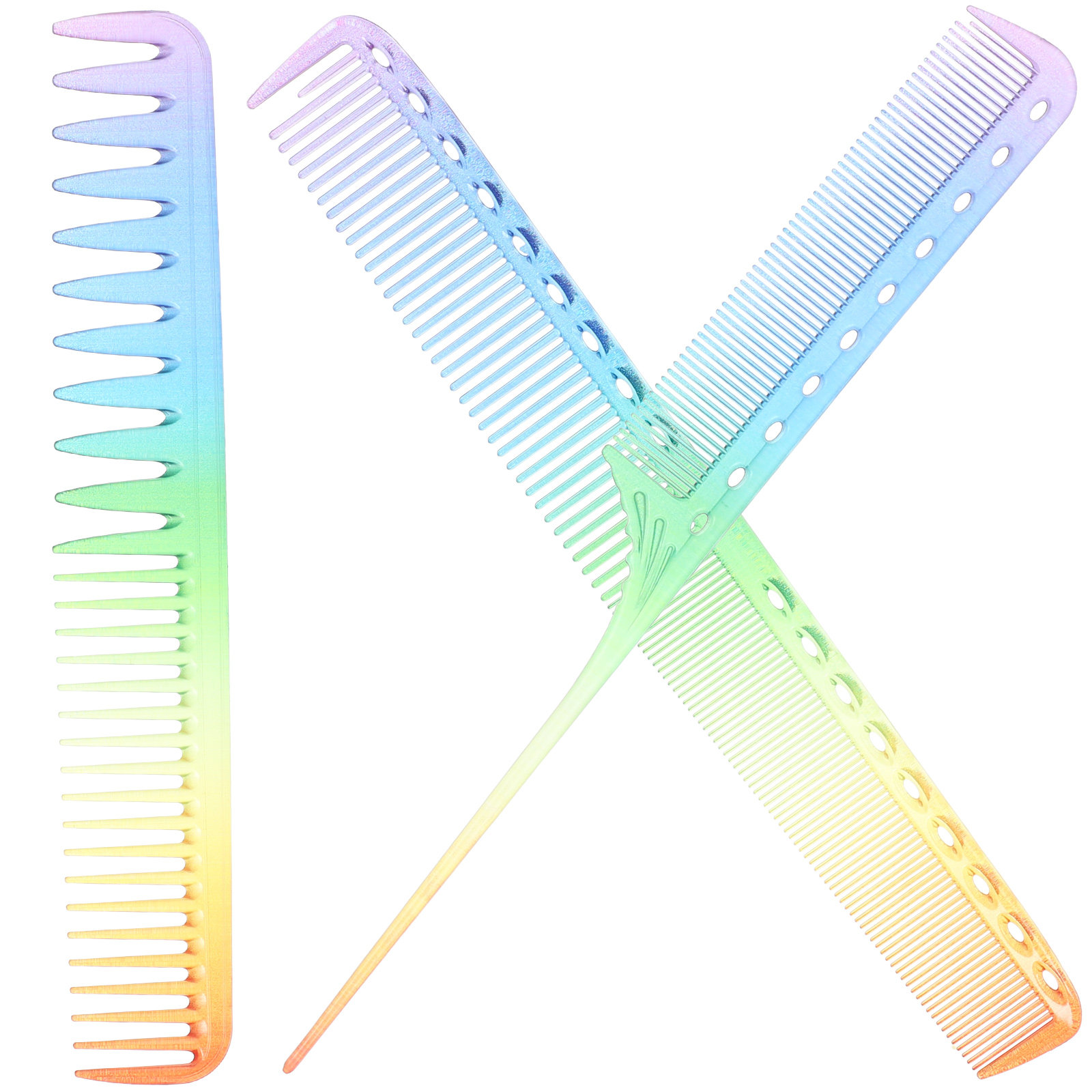 Hair Care Tools - 3Pcs Barber Comb Hairdressing Styling Comb