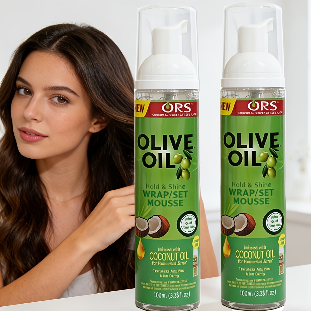 Hair Care Olive Oil - Curling Styling Care Mousse, Setting Foam