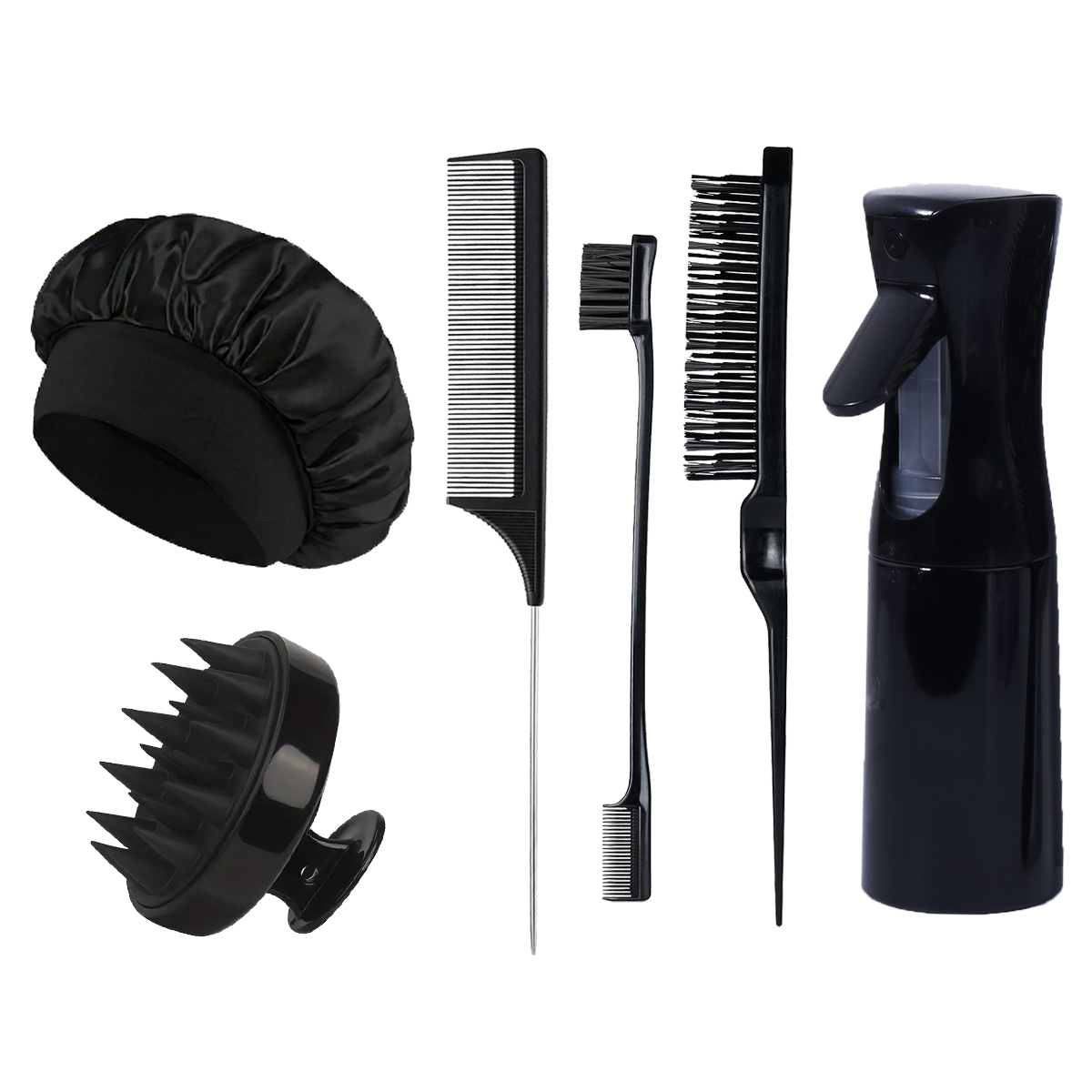 Hair Care Spray - 6pcs hair styling set, spray bottle
