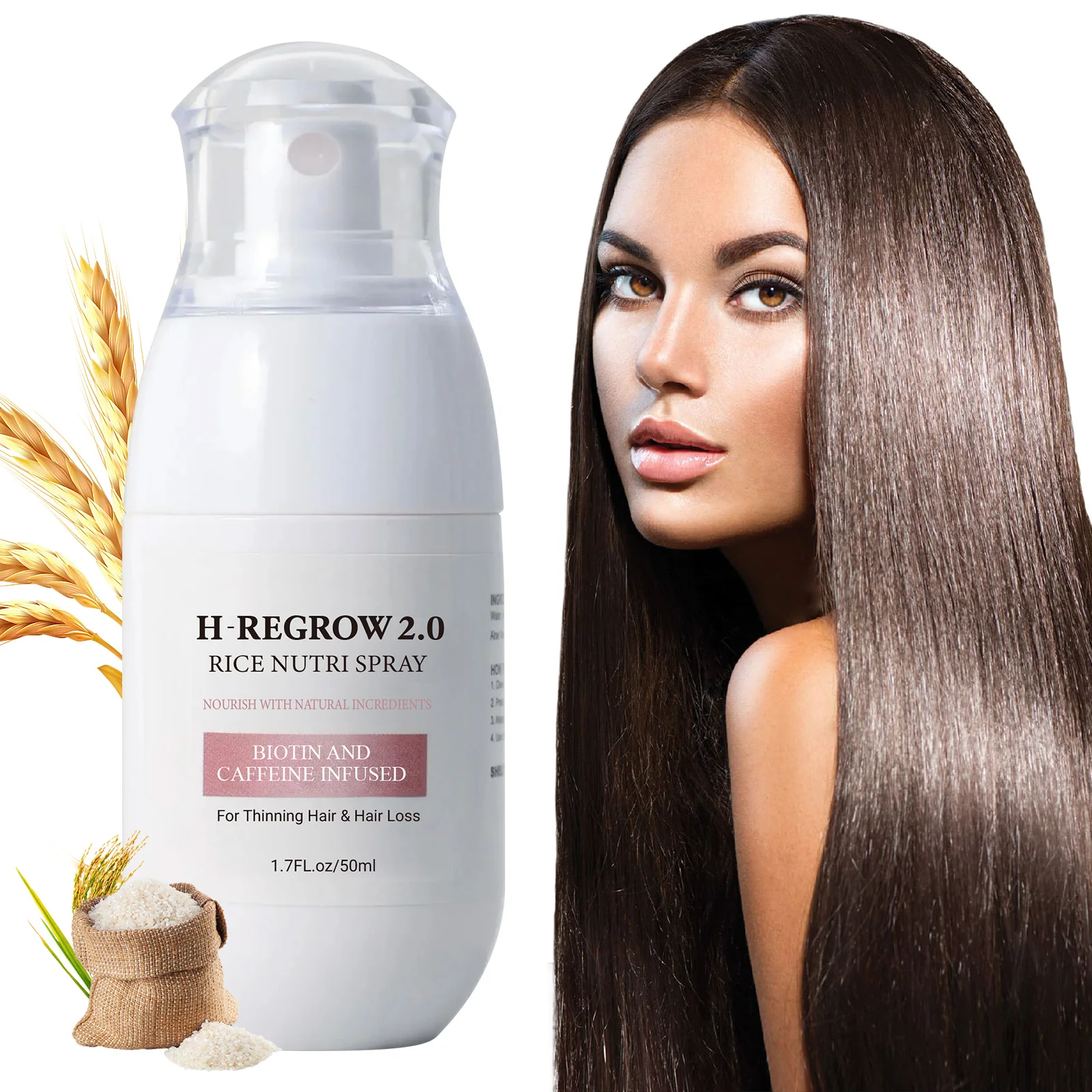 Hair Spray Rice Water Strong H - Hair Care With Rice Water 评论和价格