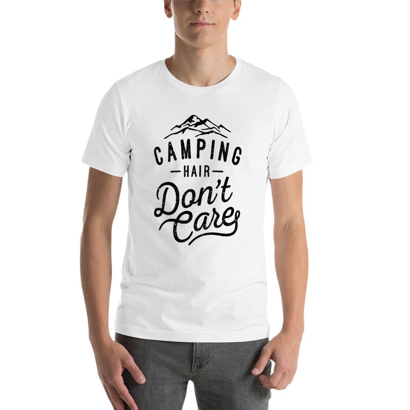 Camping Hair Don't Care T-Shir - Hair Care Works 评论和价格