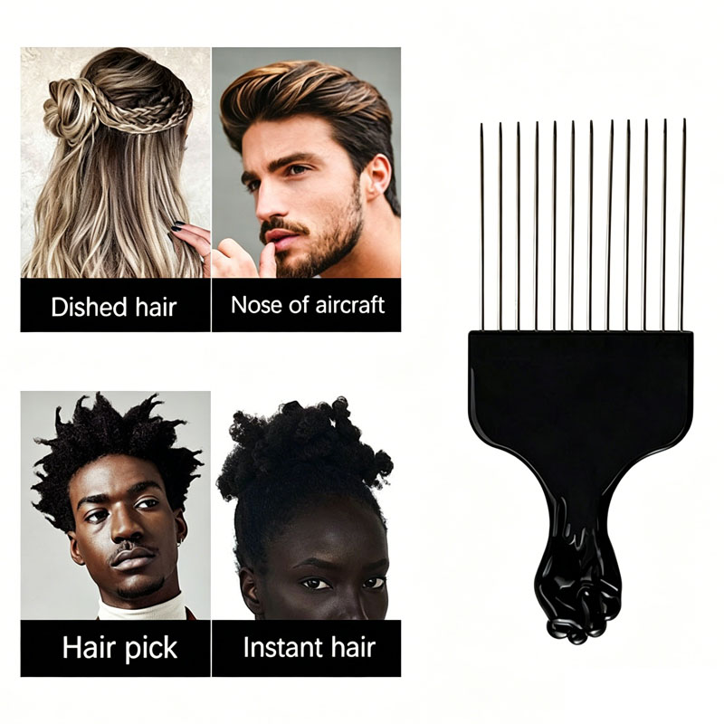 New Professional Wide Teeth Af - Afro Pick Comb 评论和价格