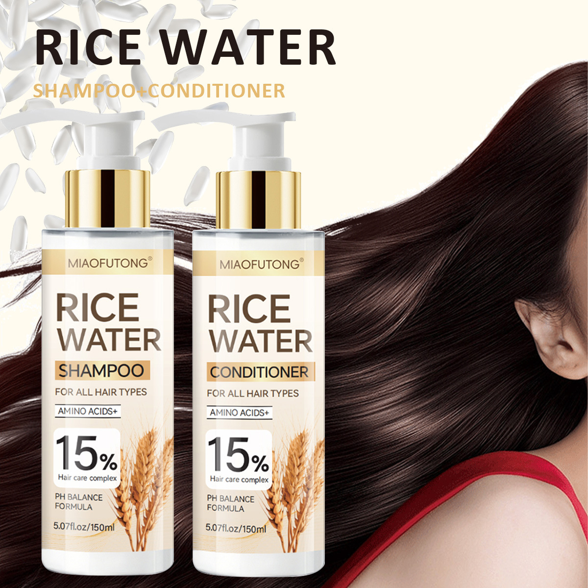 Rice Water Shampoo Conditioner - Hair Care With Rice Water 评论和价格