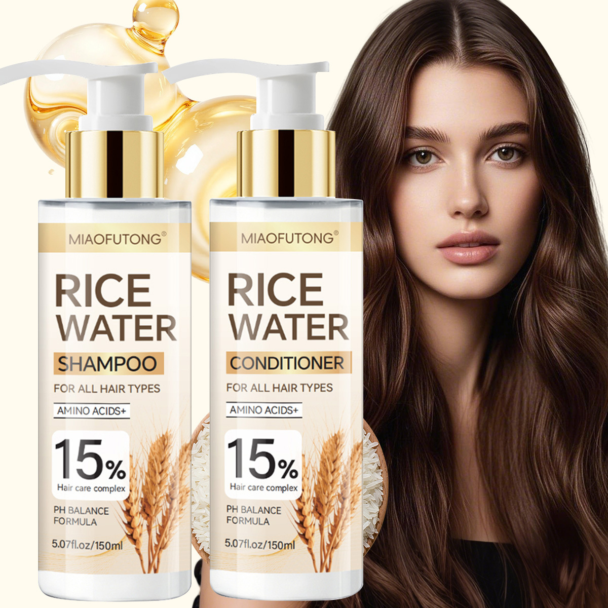 Rice Water Shampoo Conditioner - Hair Care With Rice Water 评论和价格