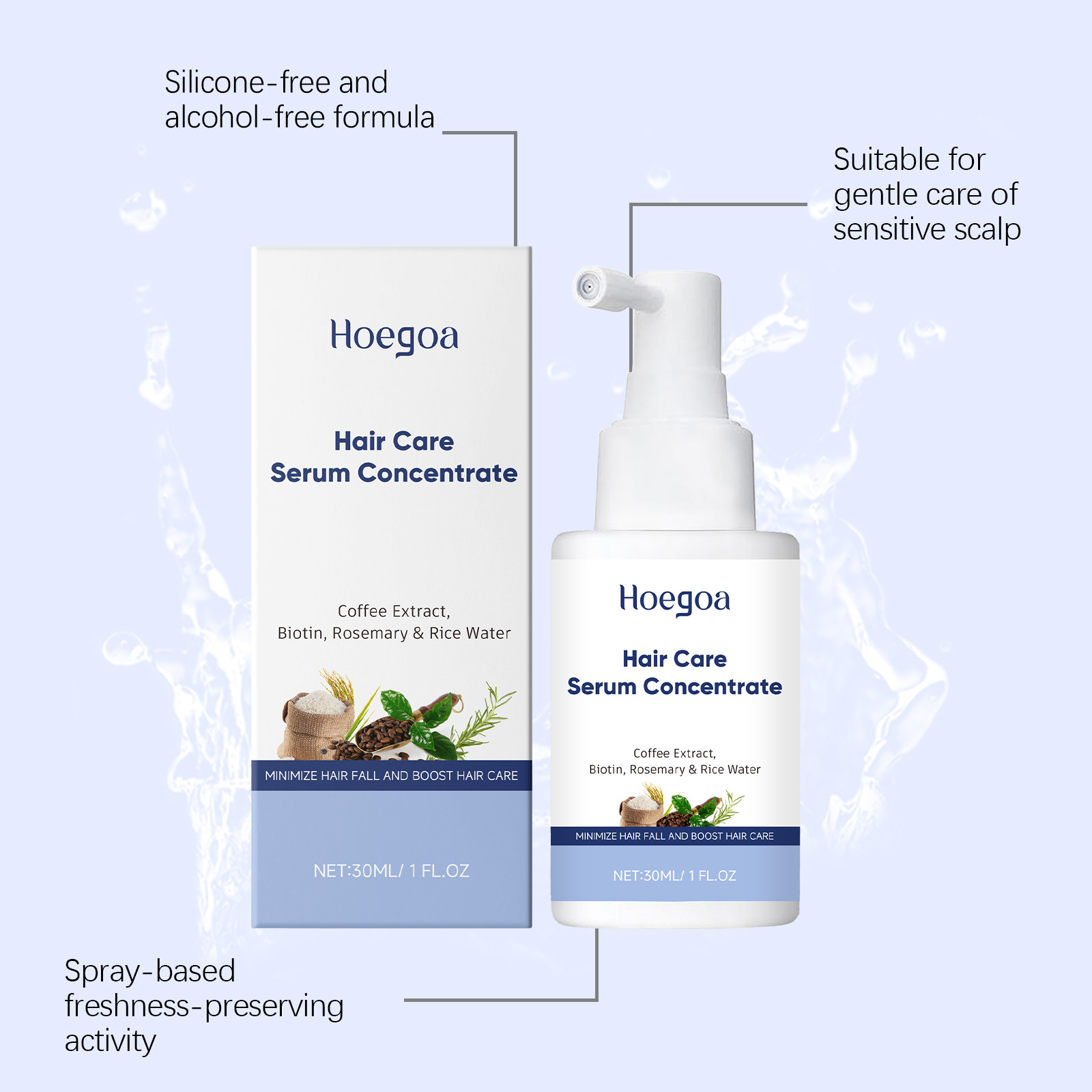 Hair Care Serum Caffeine Bioti - Hair Care With Rice Water 评论和价格