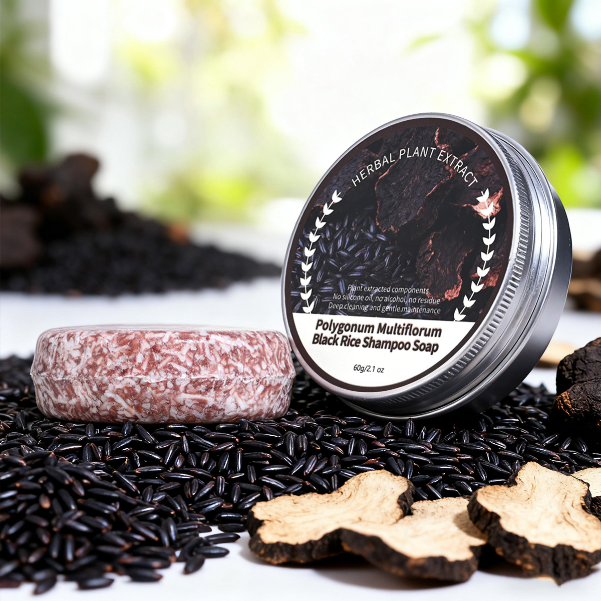 Natural Plant Polygonum Multif - Hair Care With Rice Water 评论和价格