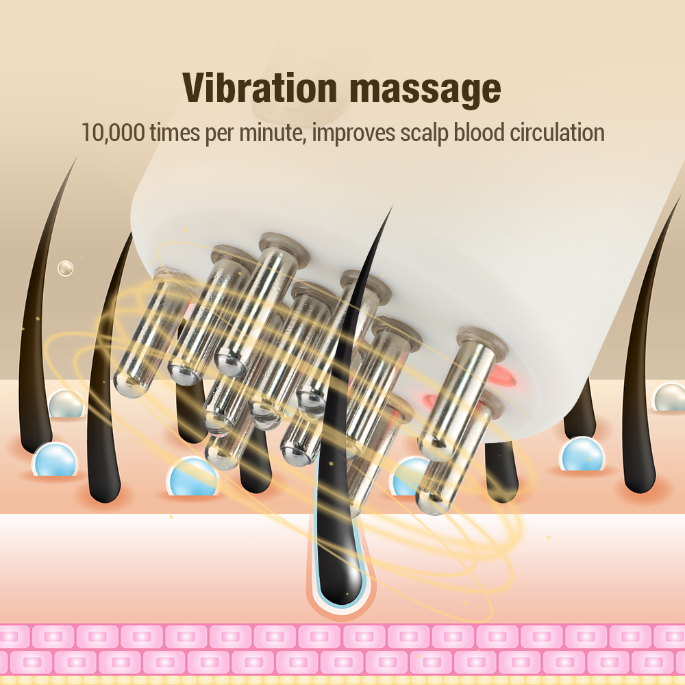 Electric Vibration Head Massag - Hair Care Essential Oil 评论和价格