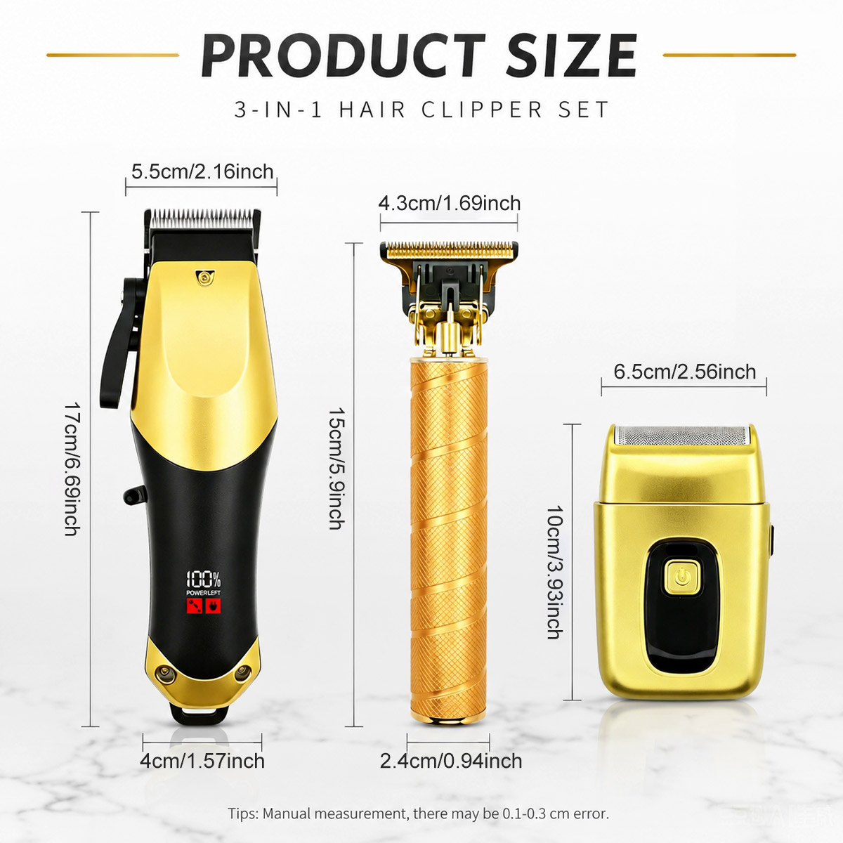 3 In 1 Hair Clipper Kit USB Re - Hair Care Works 评论和价格
