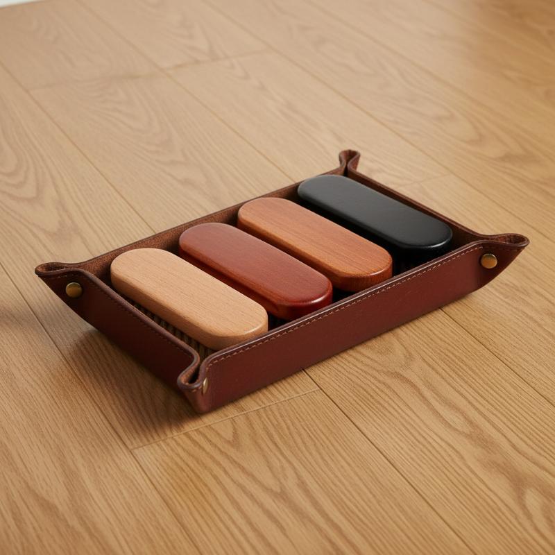1PC Leather Shoe Brush Horse H - Hair Care Works 评论和价格