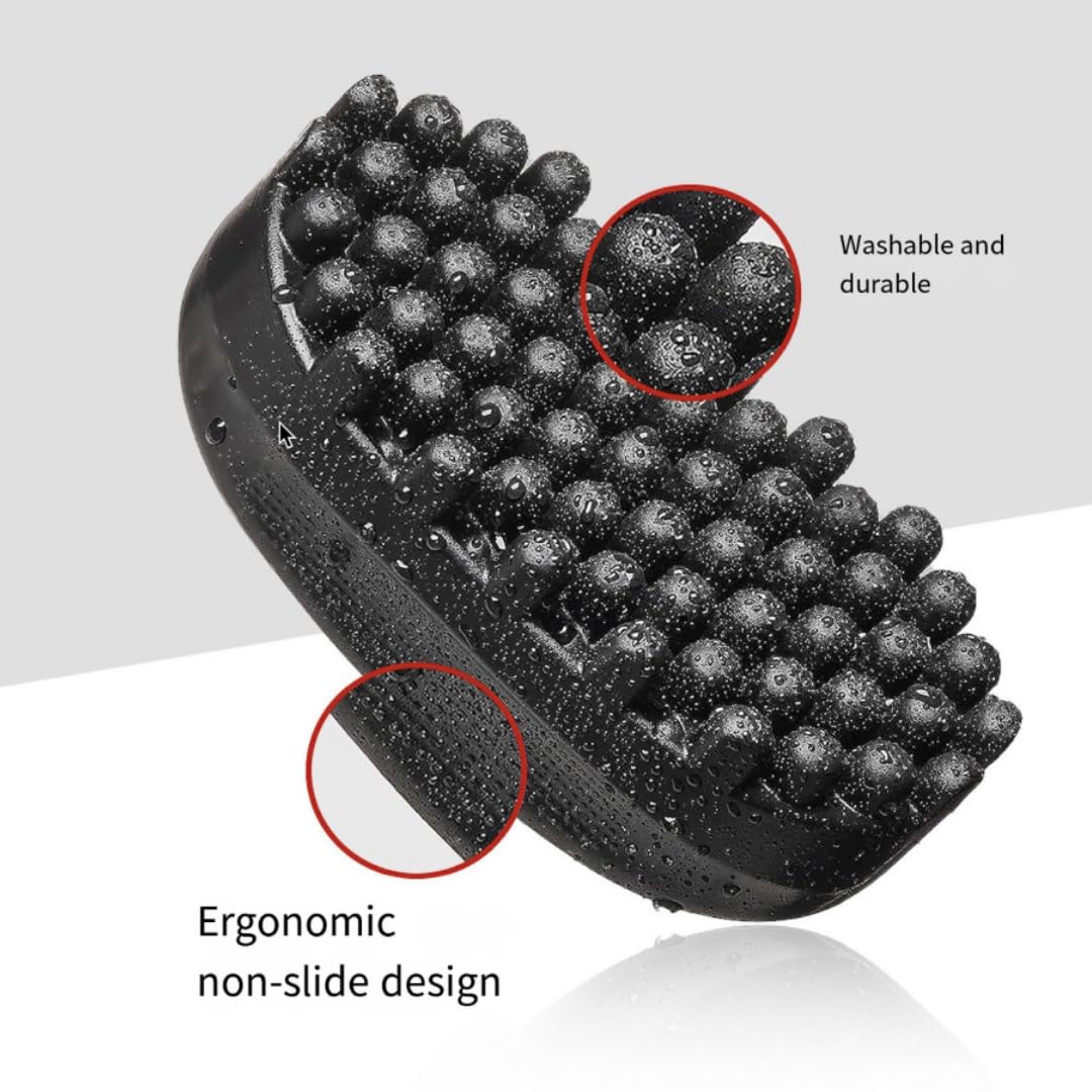 Rubber Curling Hair Brush: Twi - Afro Pick Comb 评论和价格