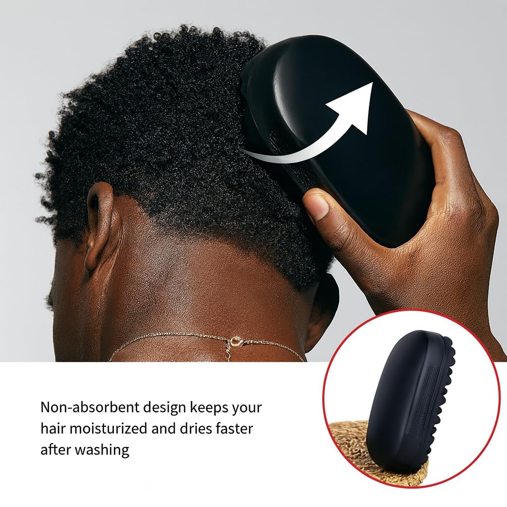 Rubber Curling Hair Brush: Twi - Afro Pick Comb 评论和价格
