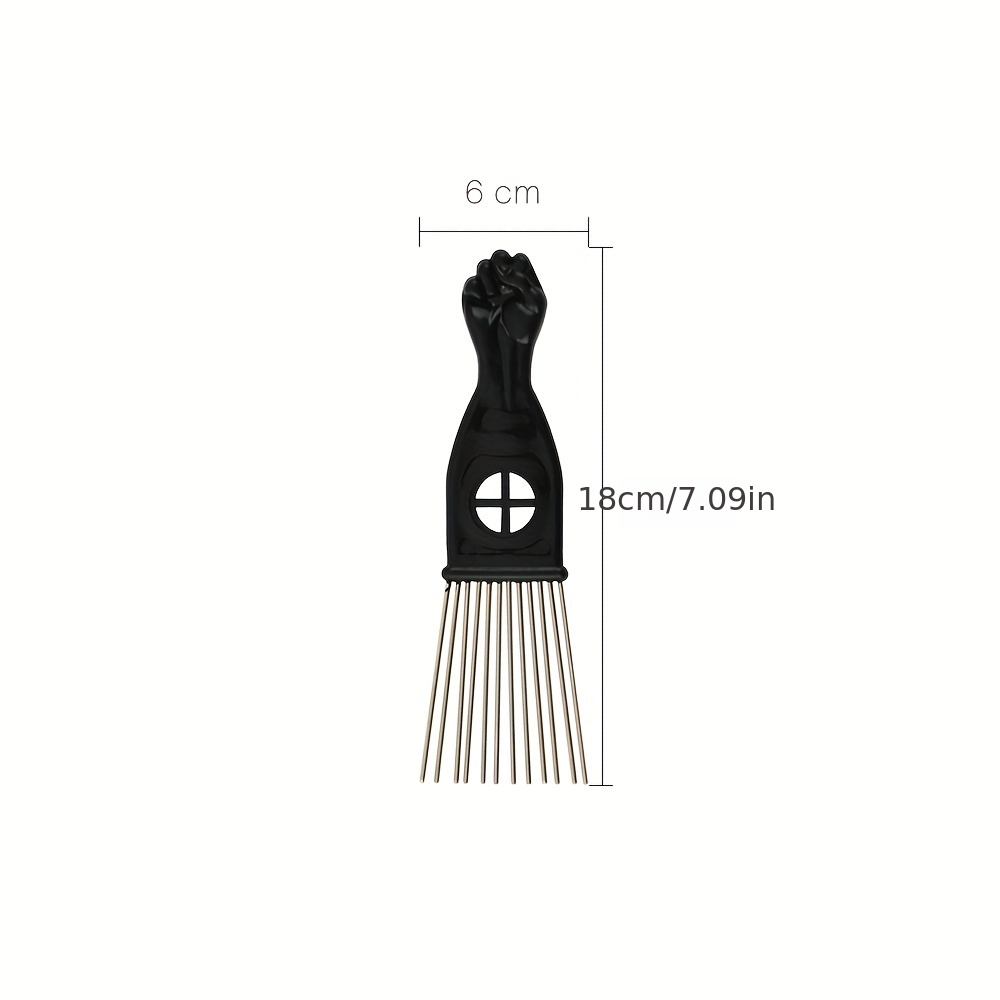Black Metal African American P - Afro Pick Comb 评论和价格