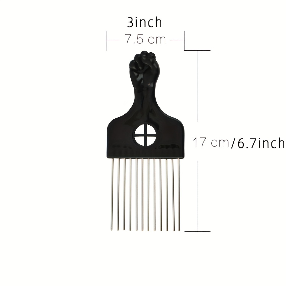 Black Metal African American P - Afro Pick Comb 评论和价格