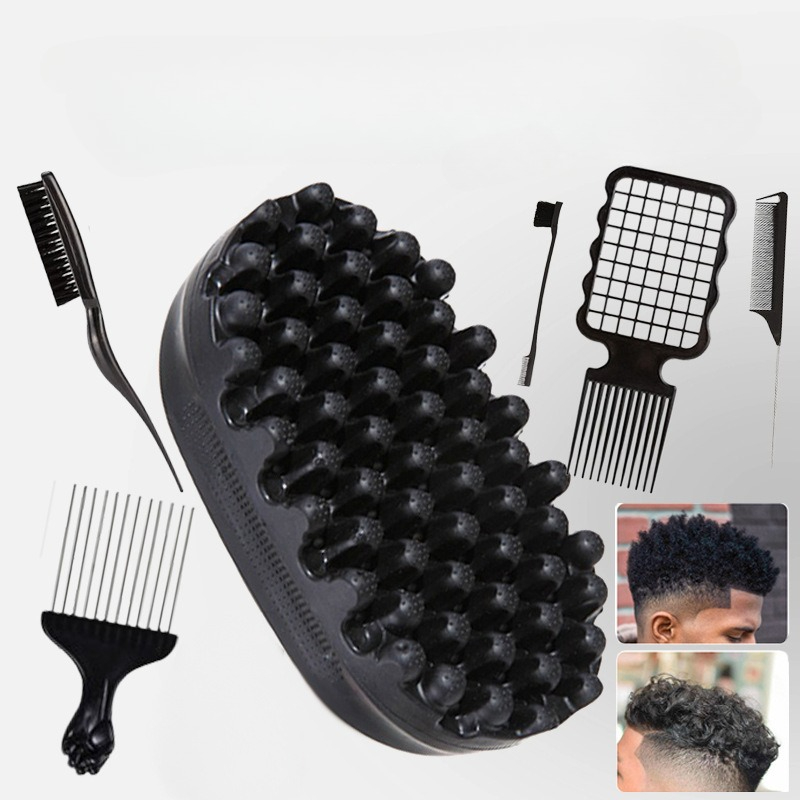 Professional Curly Hair Sponge - Afro Pick Comb 评论和价格