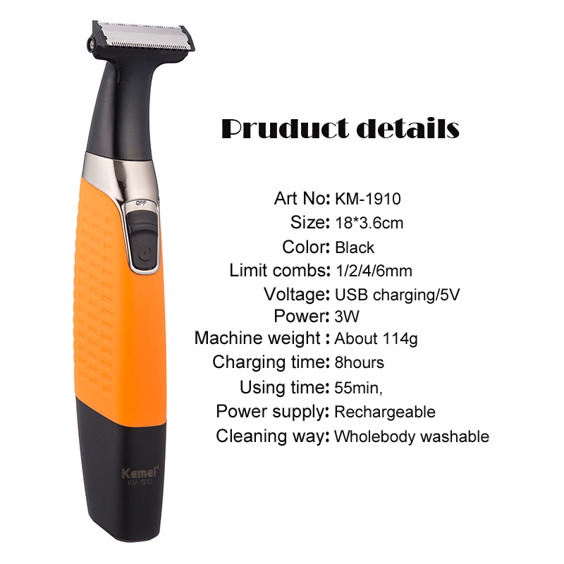 Kemei 1910 Rechargeable Electr - Hair Care Works 评论和价格