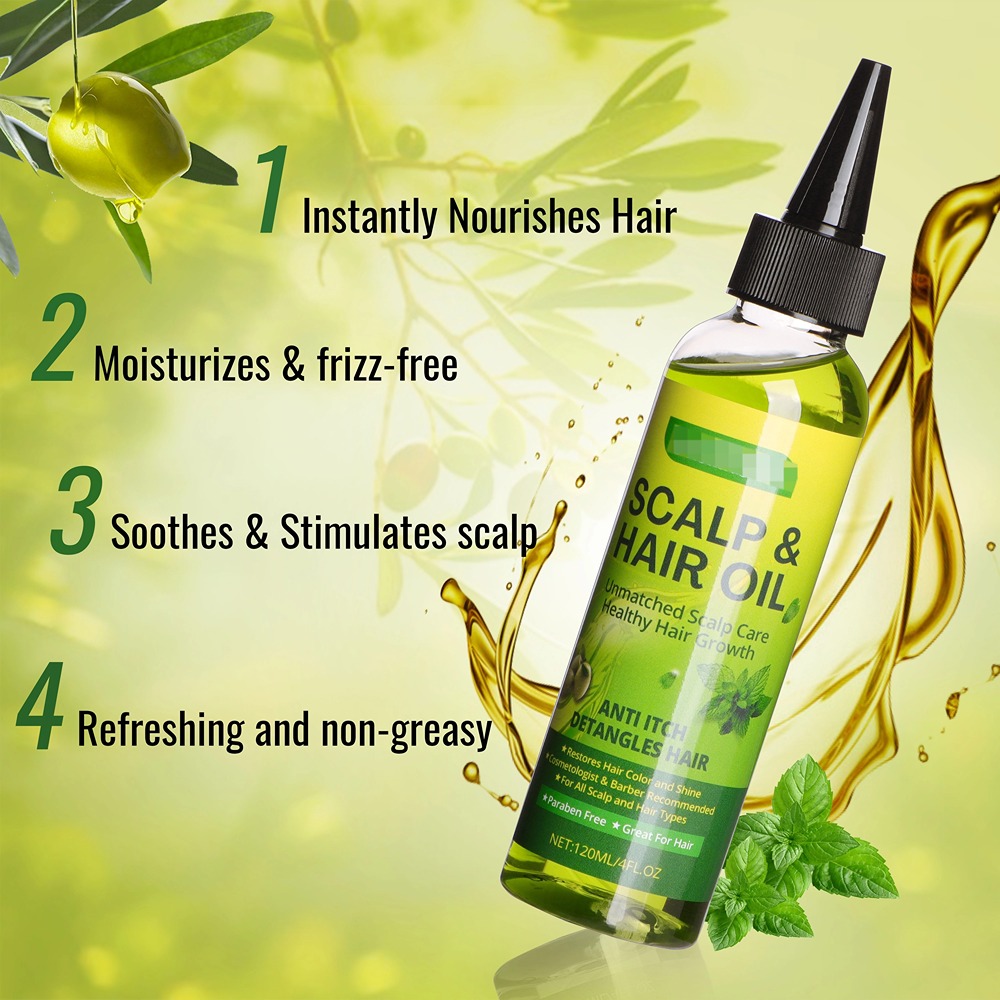 Private label 120ml olive hair - Hair Care Olive Oil 评论和价格