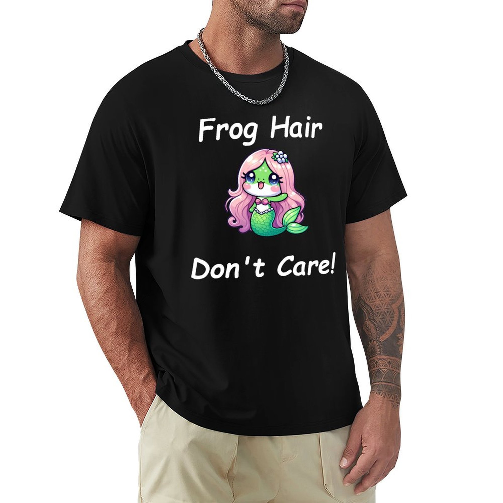 Frog hair don't care! T-Shirt  - Hair Care Works 评论和价格