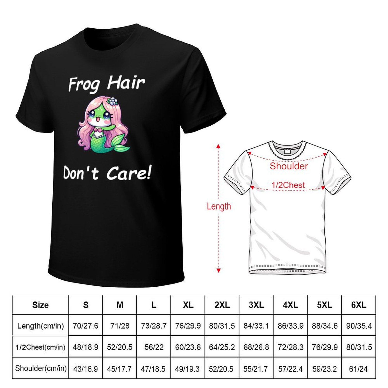 Frog hair don't care! T-Shirt  - Hair Care Works 评论和价格