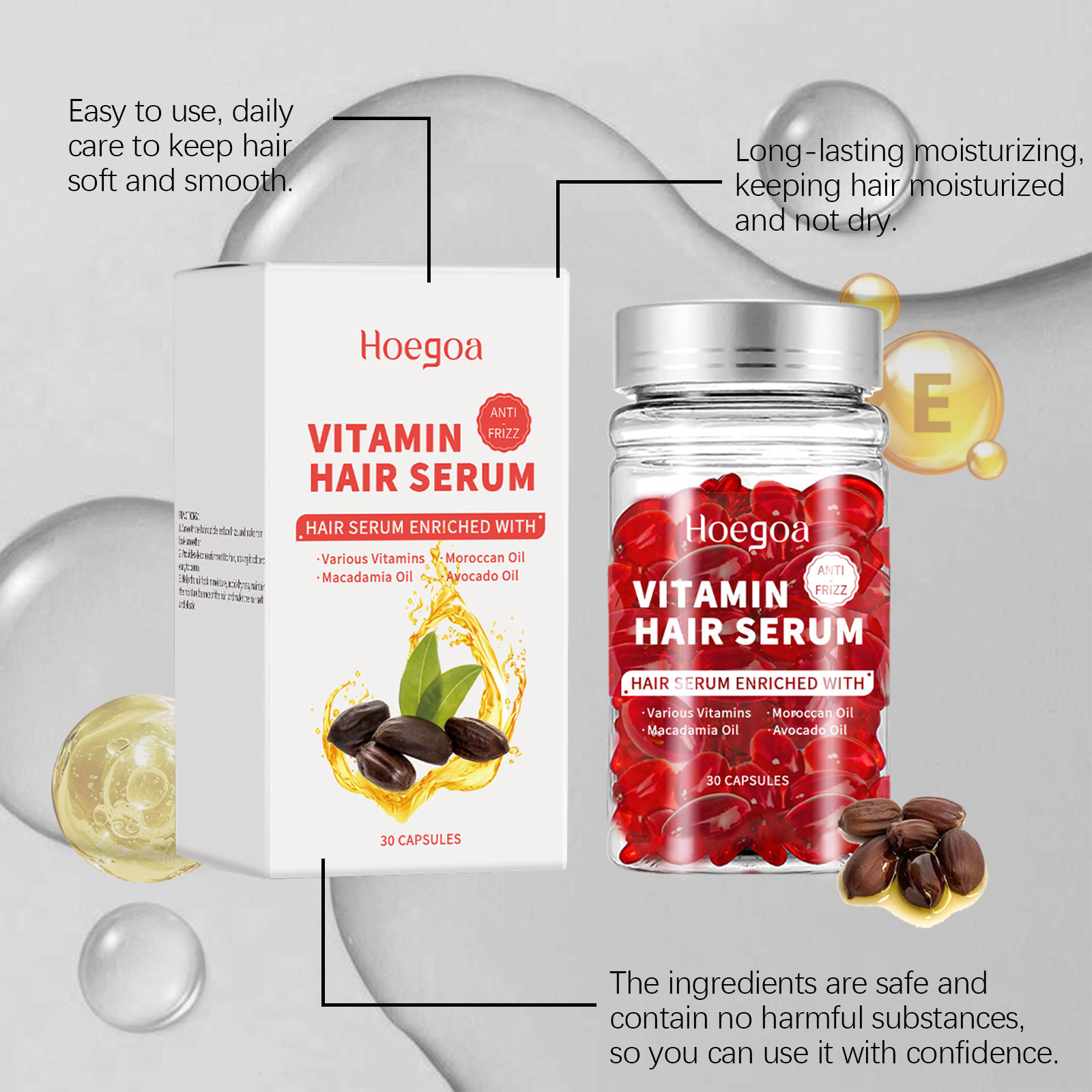 Vitamin Hair Care Serum Capsul - Hair Care Essential Oil 评论和价格